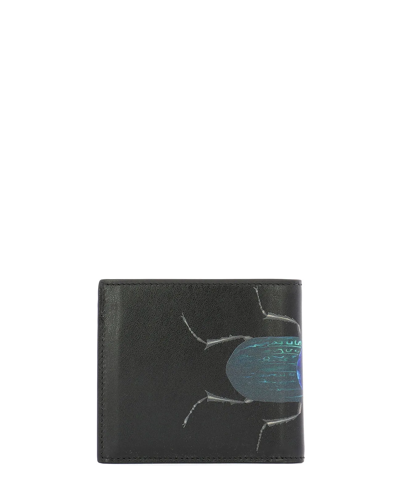 Alexander McQueen Beetle Logo Printed Wallet