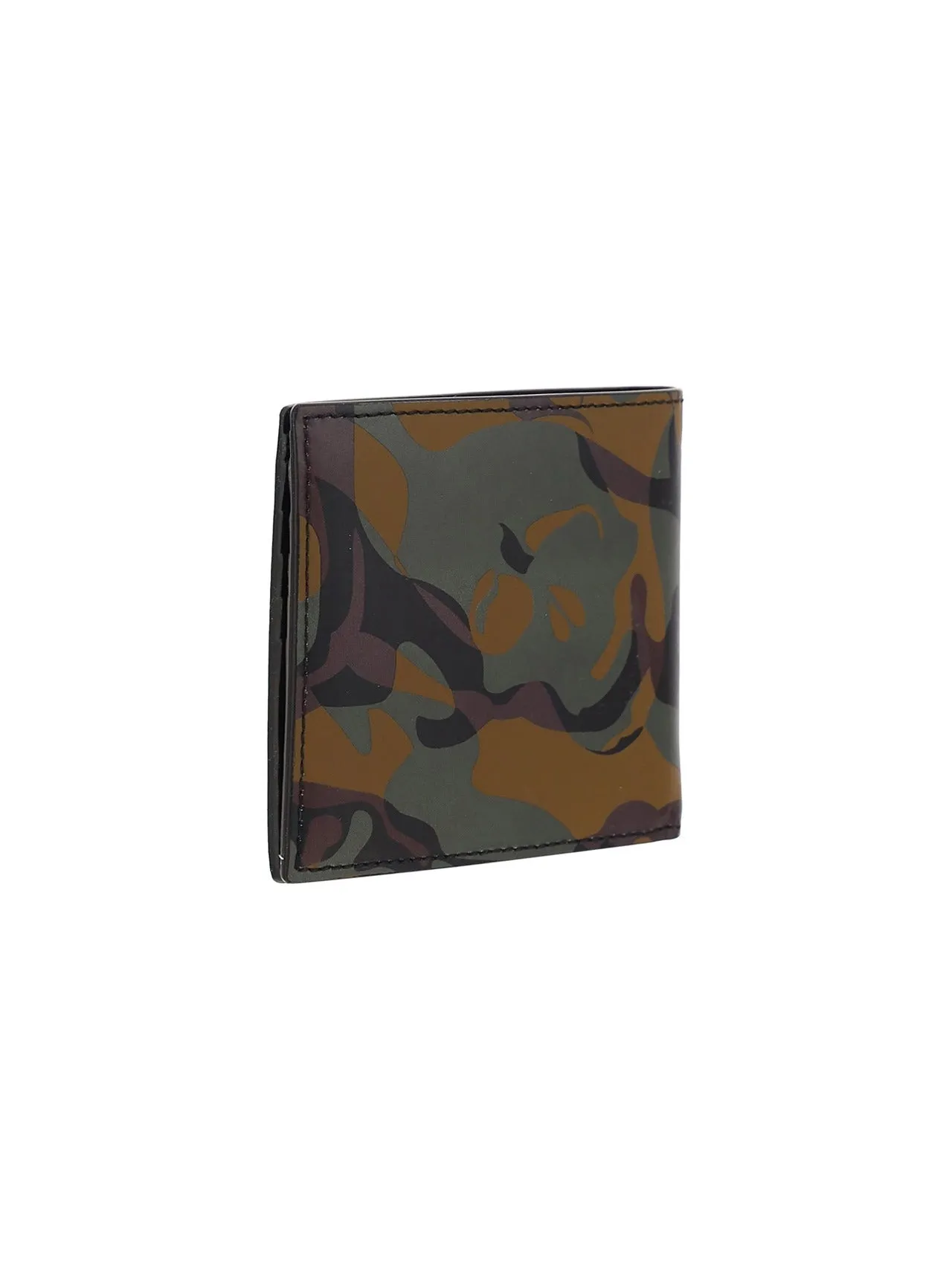 Alexander McQueen Camouflage Logo Print Wallet