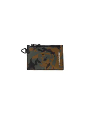 Alexander McQueen Camouflage Neck Strap Cardholder