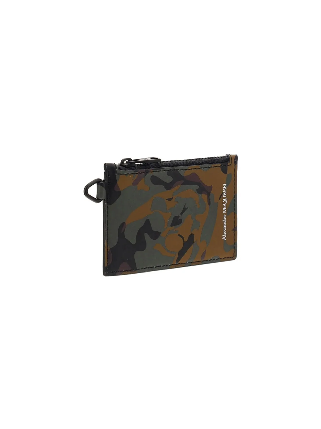 Alexander McQueen Camouflage Neck Strap Cardholder