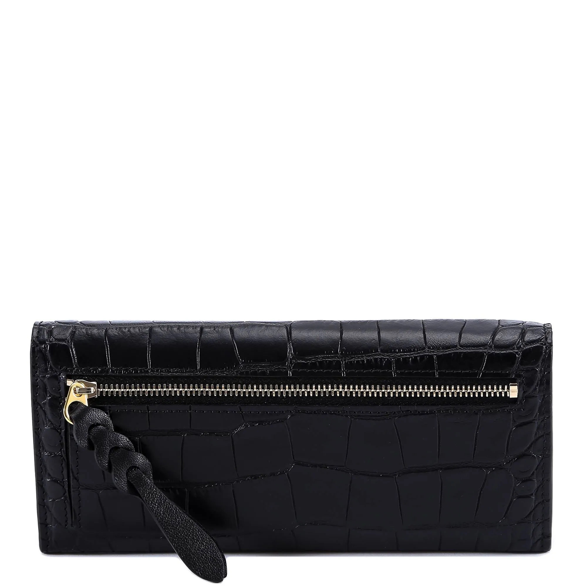 Alexander McQueen Croc-Effect Wallet