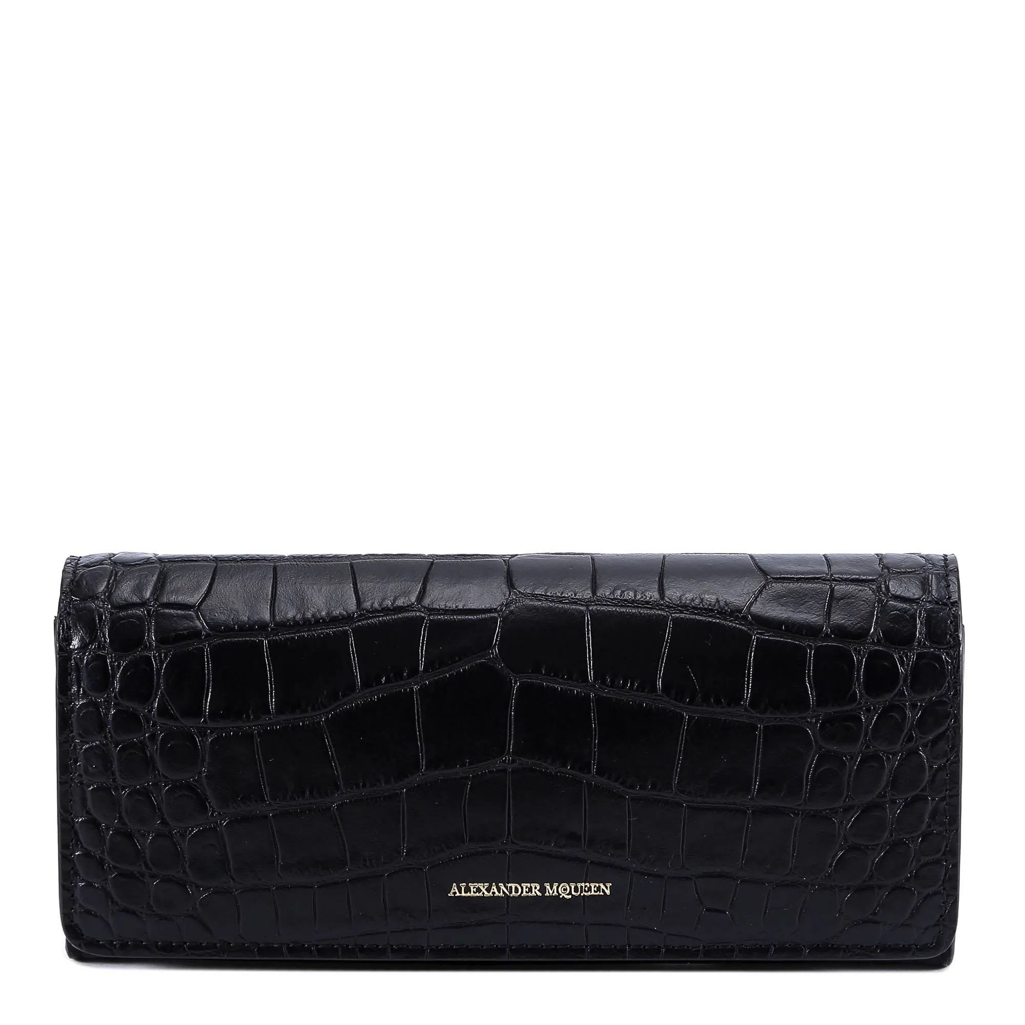 Alexander McQueen Croc-Effect Wallet