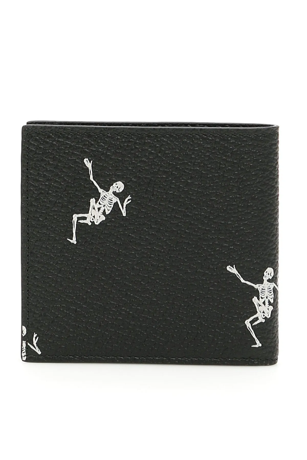 Alexander McQueen Logo Dancing Skull Bifold Wallet