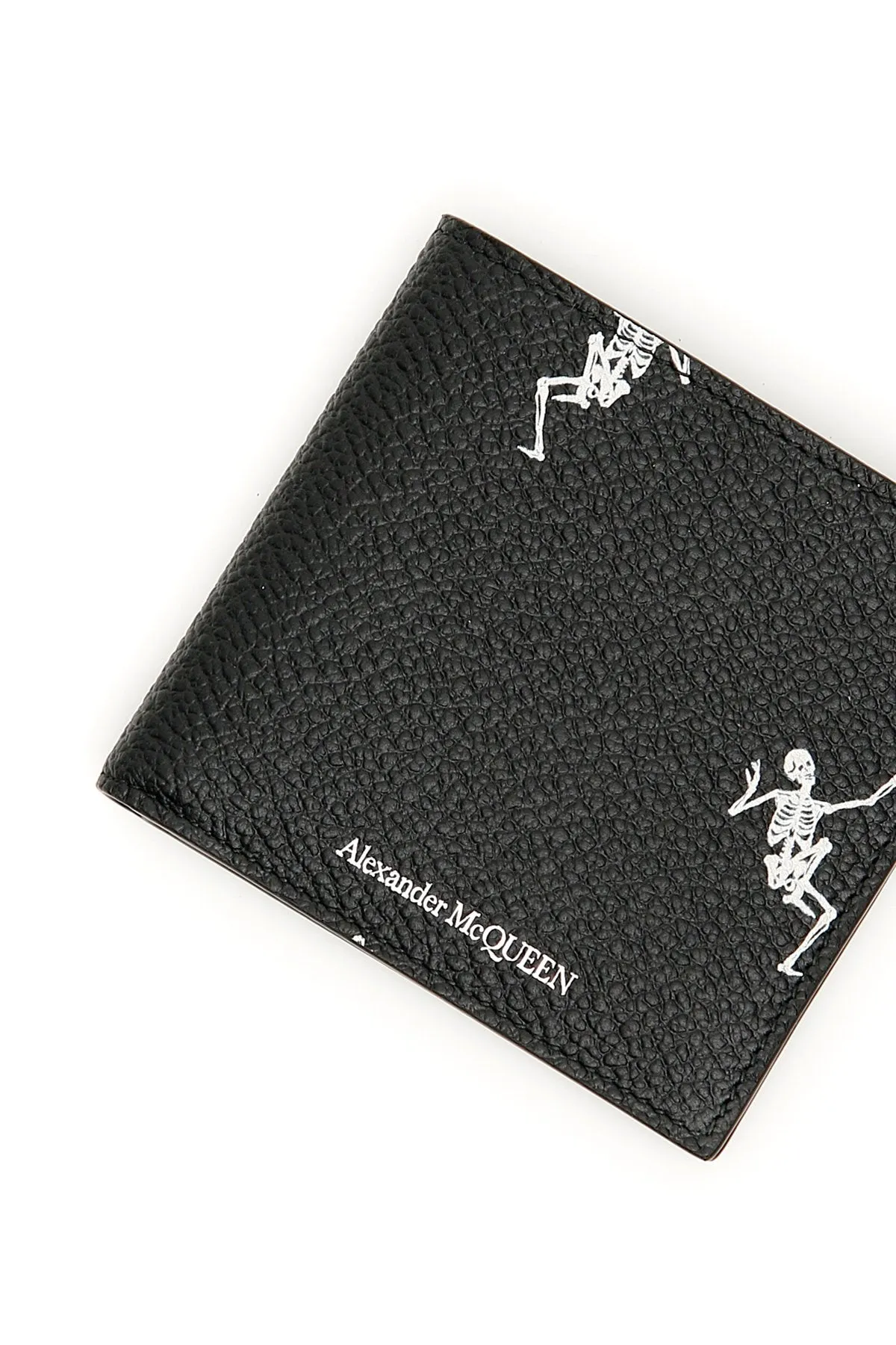 Alexander McQueen Logo Dancing Skull Bifold Wallet