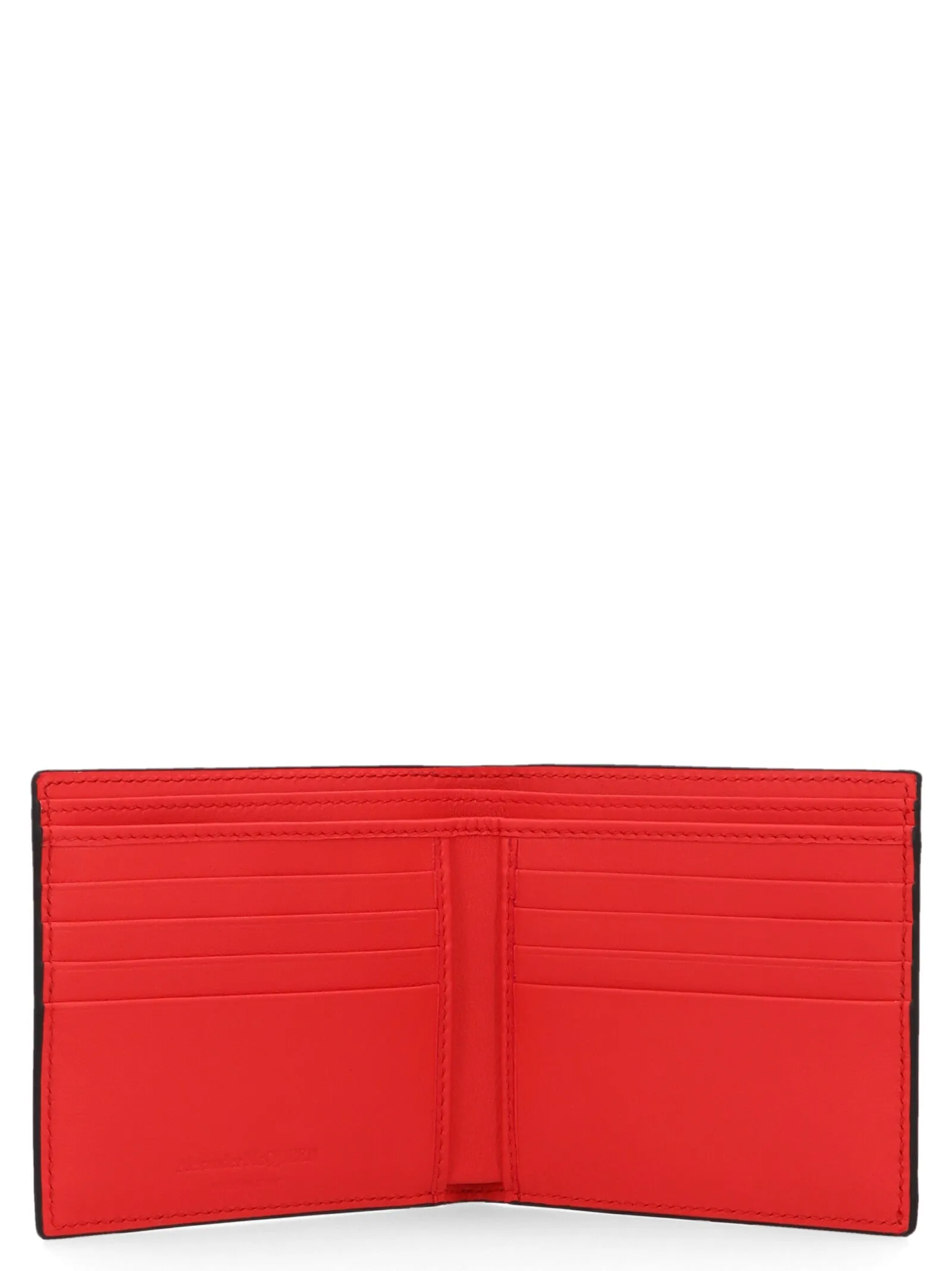 Alexander McQueen Logo Printed Bi-Fold Wallet