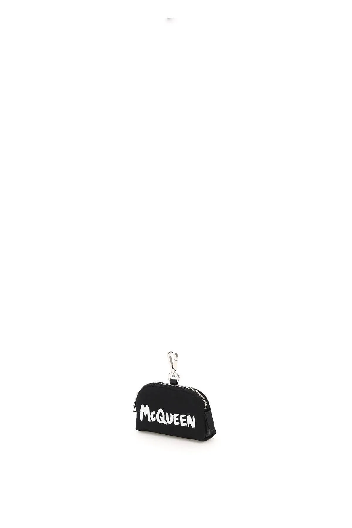 Alexander Mcqueen Logo Printed Small Zip Pouch