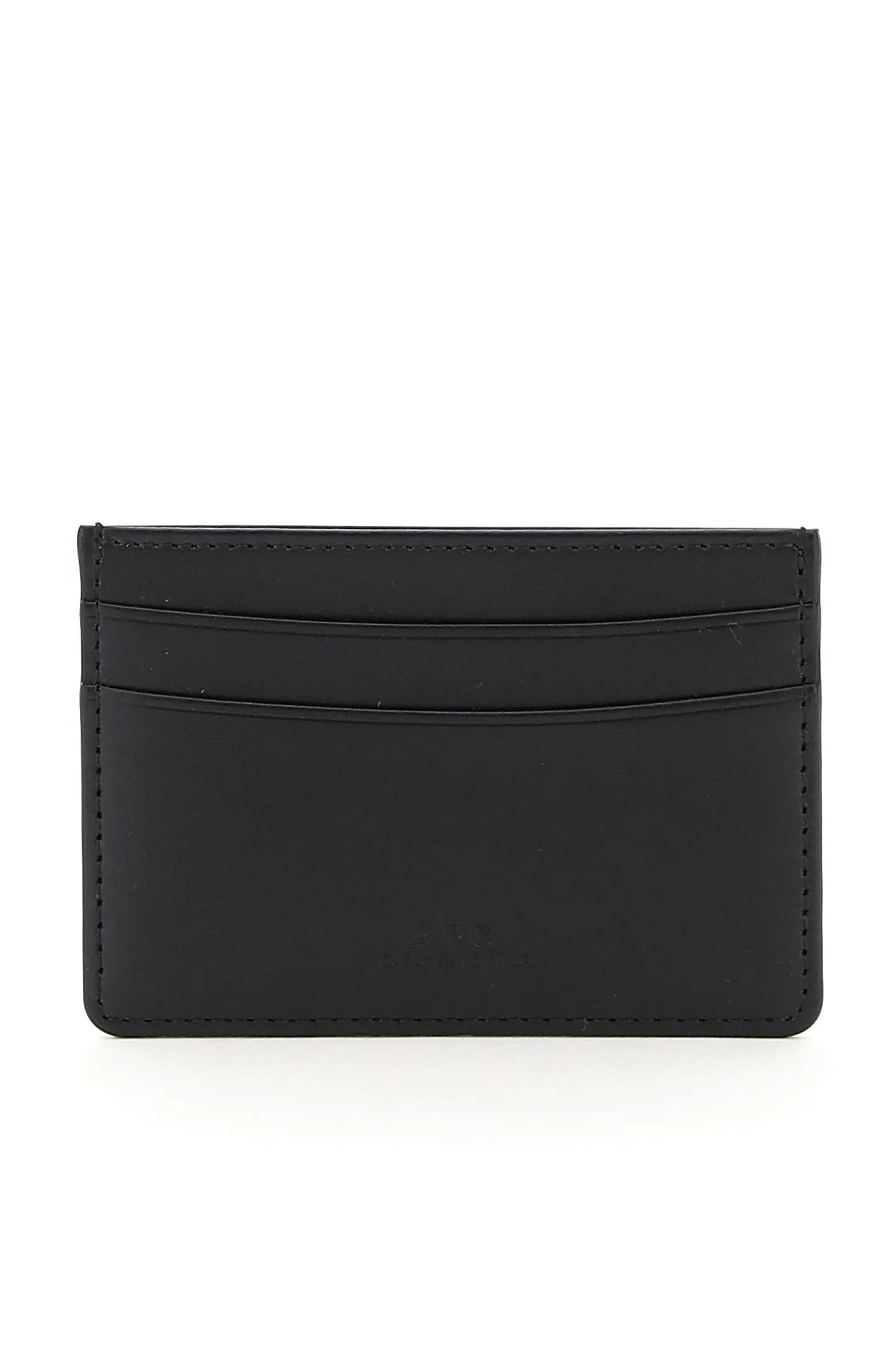 A.P.C. André Logo Embossed Cardholder