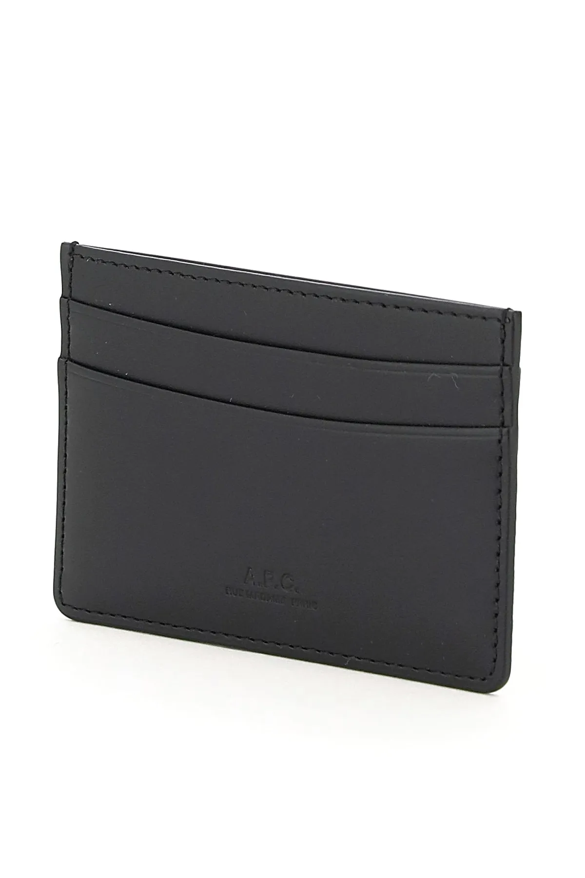 A.P.C. André Logo Embossed Cardholder