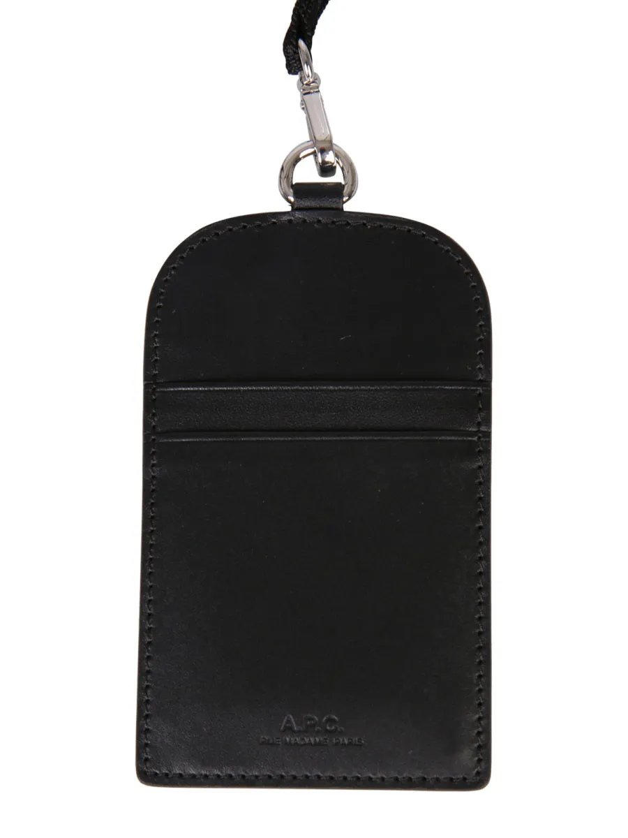 A.P.C. Shoulder Strap Card Holder