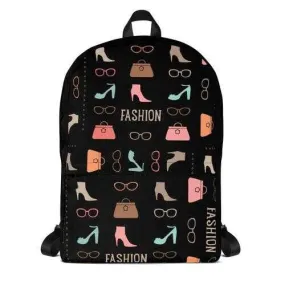 Backpacks, Fashion Me Fabulous Black Backpack Bag