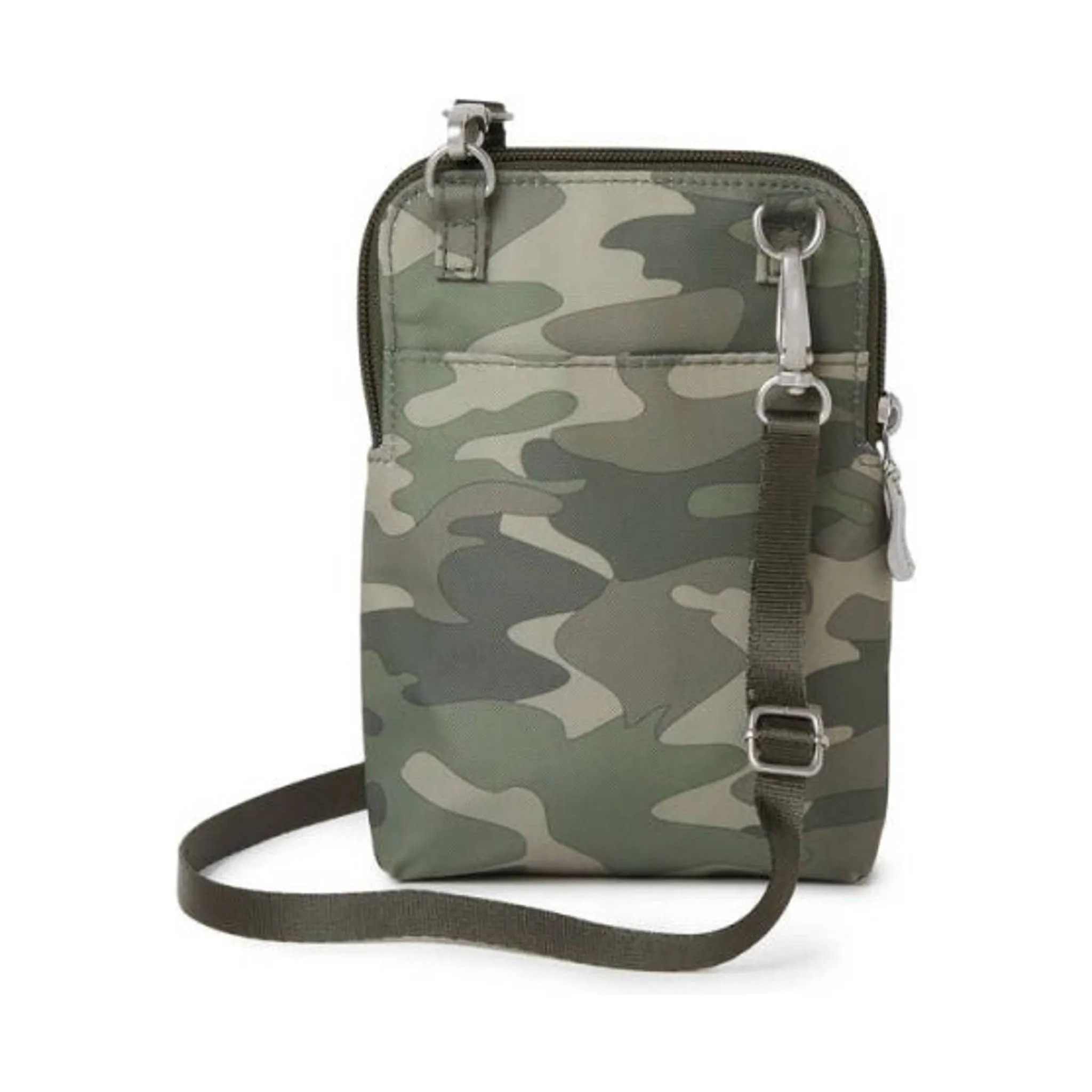 Baggallini Take Two RFID Bryant Crossbody - Olive Camo - ONLINE STORE CREDIT/EXCHANGE ONLY