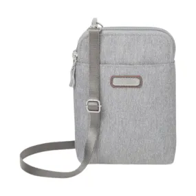 Baggallini Take Two RFID Bryant Crossbody - Stone