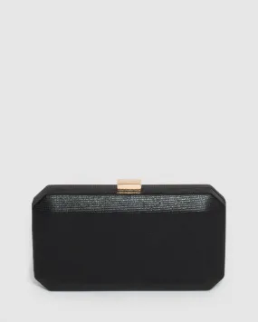 Black Bonita Hardcase Clutch Bag