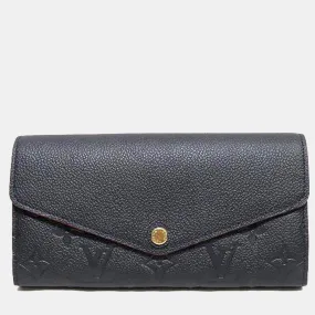 Black Leather  Sarah Wallets