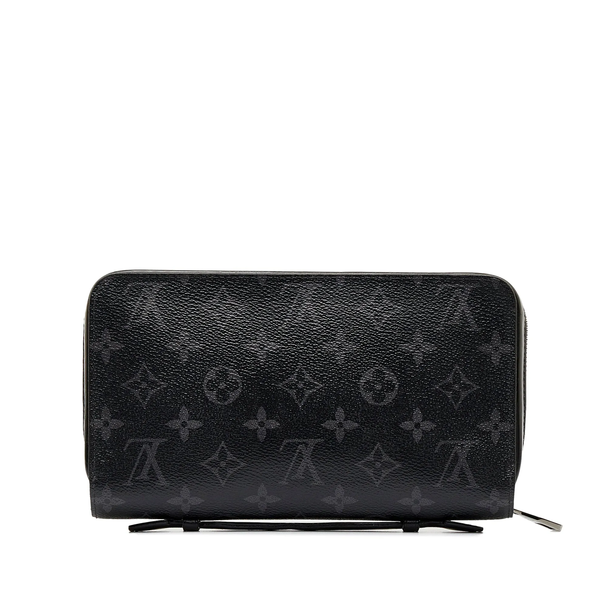 Black Louis Vuitton Monogram Eclipse Zippy XL Long Wallets