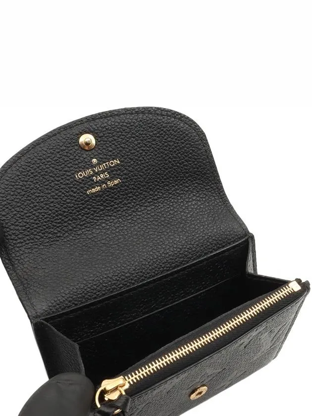 Black Monogram Empreinte Rosalyn Coin Perth Purse