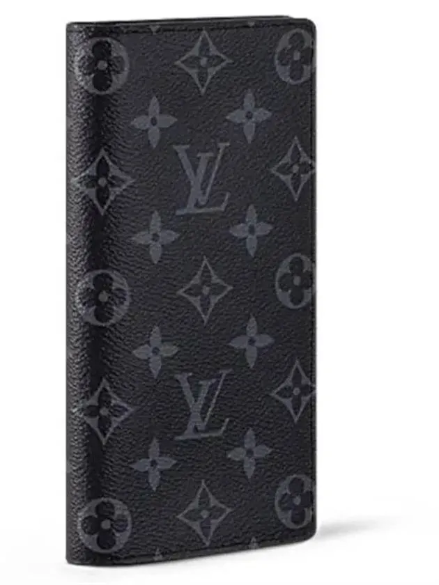 Brazza Monogram Long Wallet Black