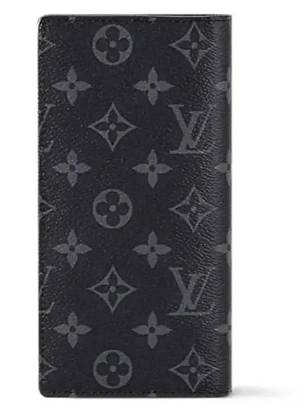 Brazza Monogram Long Wallet Black