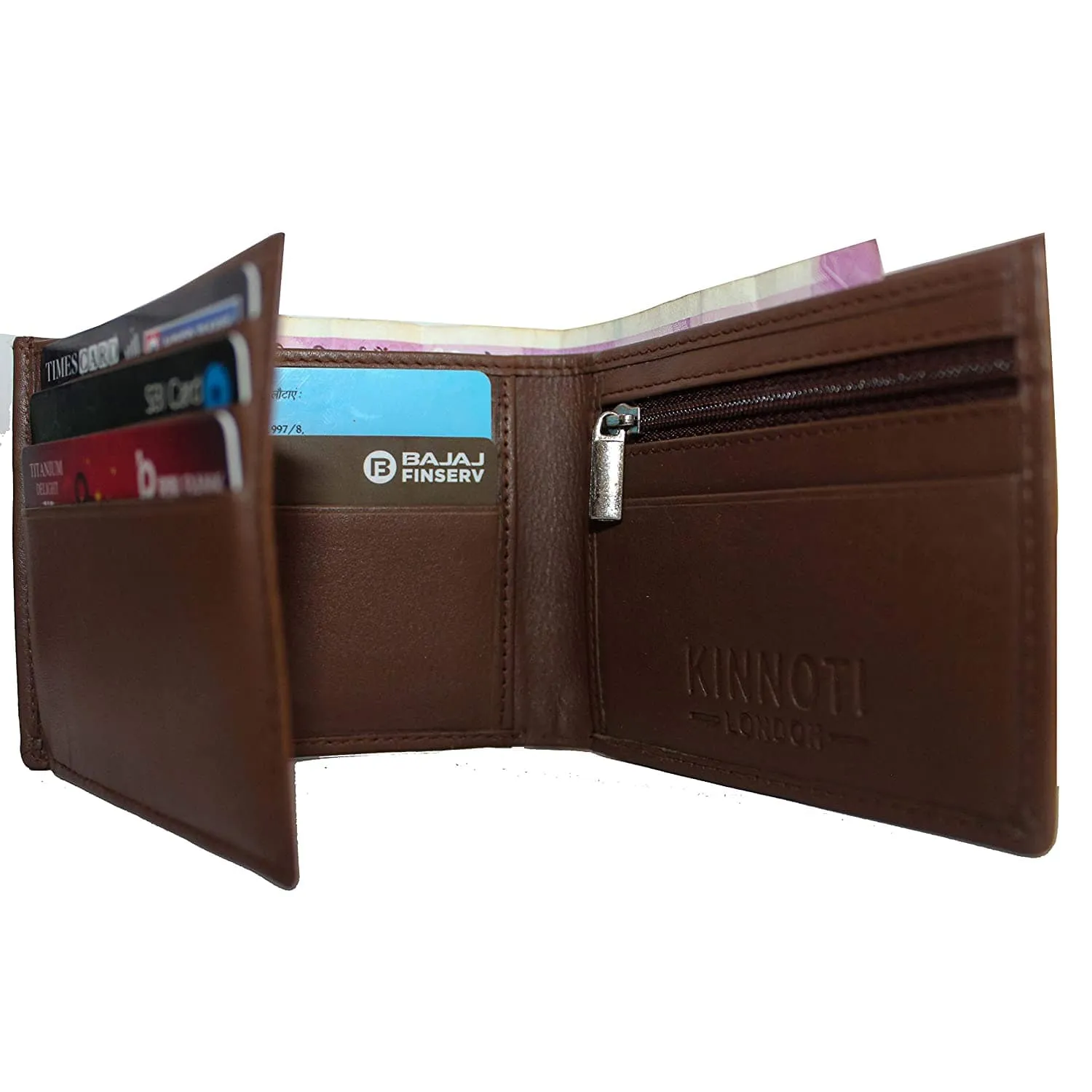 Brown Leather Designer Wallet