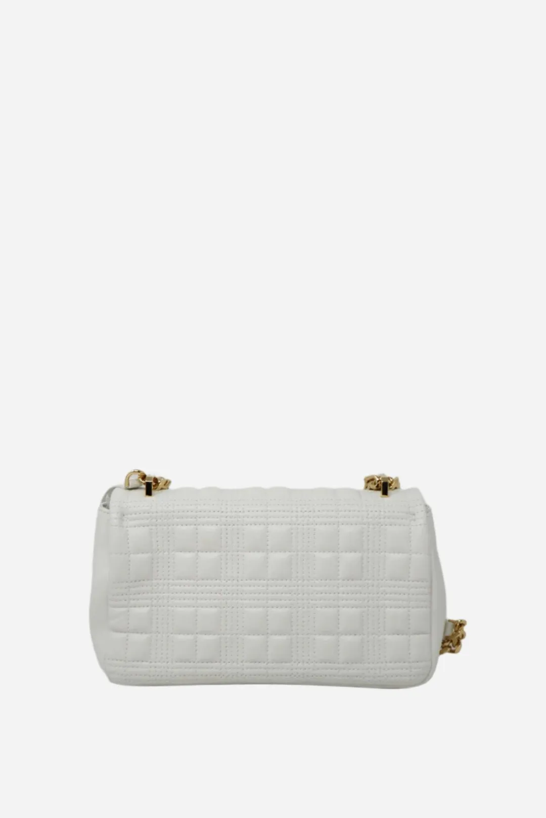 Burberry White Leather Lola SHoulder Bag