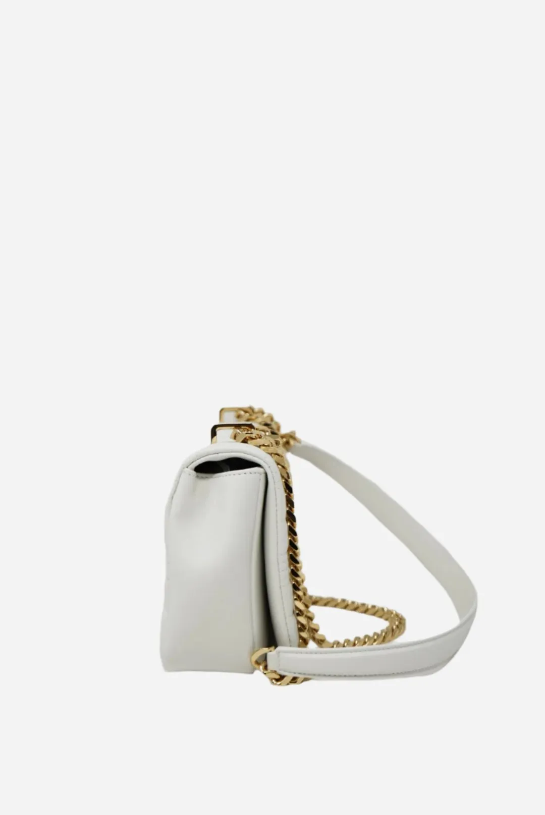 Burberry White Leather Lola SHoulder Bag