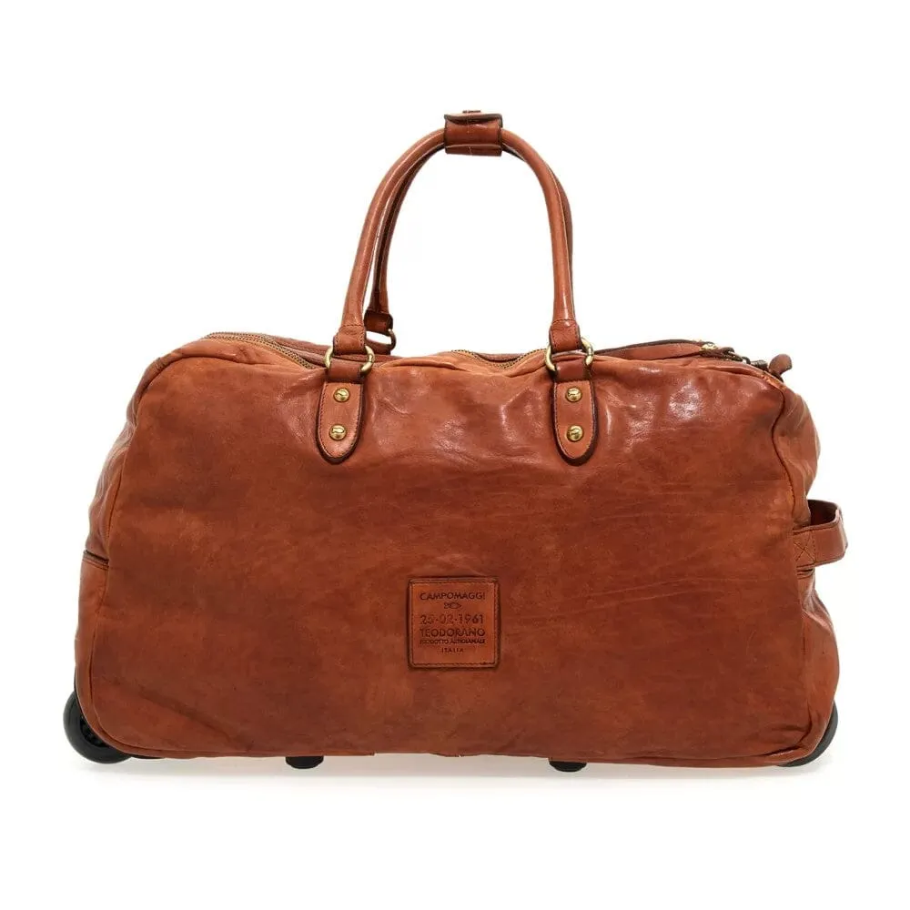 Campomaggi Tokio Trolley Leather Duffle Bag