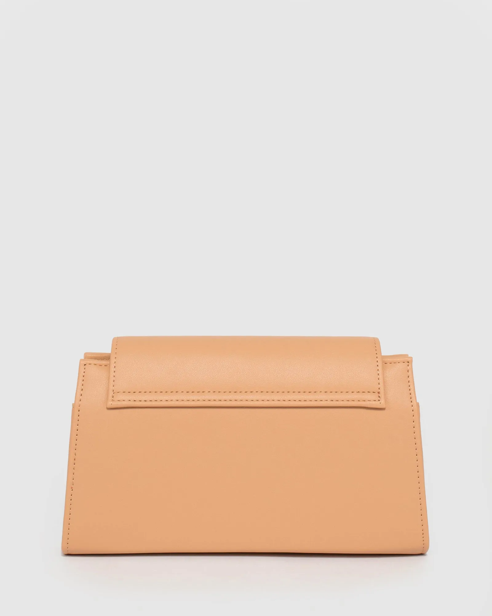 Caramel Folk Clutch Bag