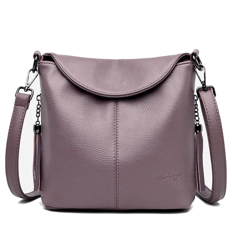 Christmas Gift Soft Leather Crossbody Bags for Women 2020 Luxury Handbags Women Bags Designer Female Casual Hand Shoulder Bag bolsos de mujer