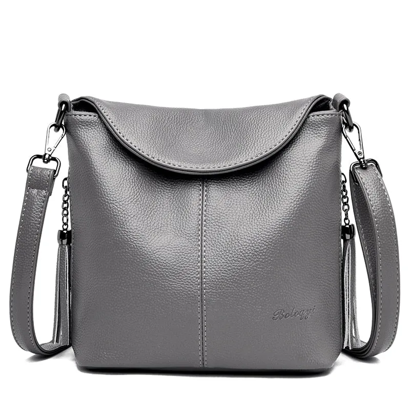 Christmas Gift Soft Leather Crossbody Bags for Women 2020 Luxury Handbags Women Bags Designer Female Casual Hand Shoulder Bag bolsos de mujer