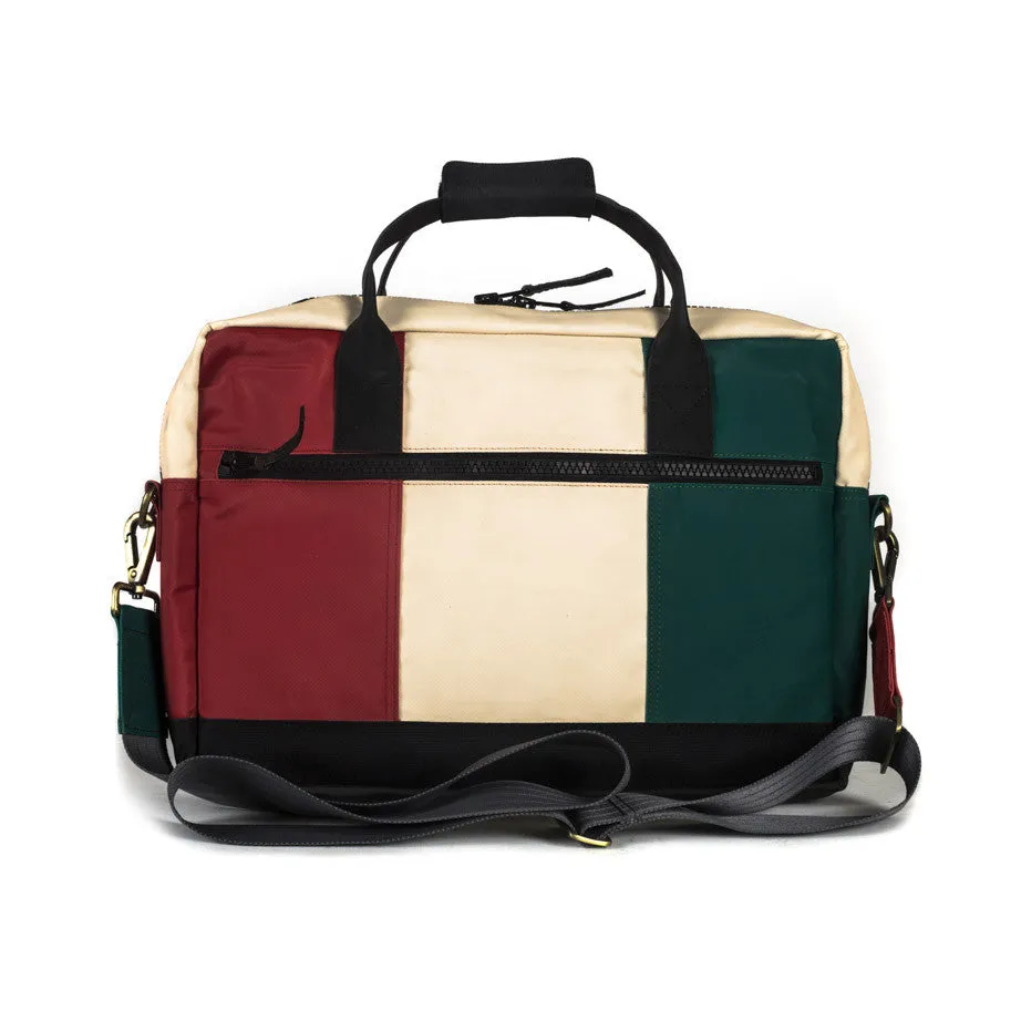 Co-founder's Bag in Italian Flag Colors [15" laptop bag]