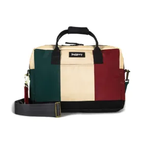 Co-founder's Bag in Italian Flag Colors [15" laptop bag]