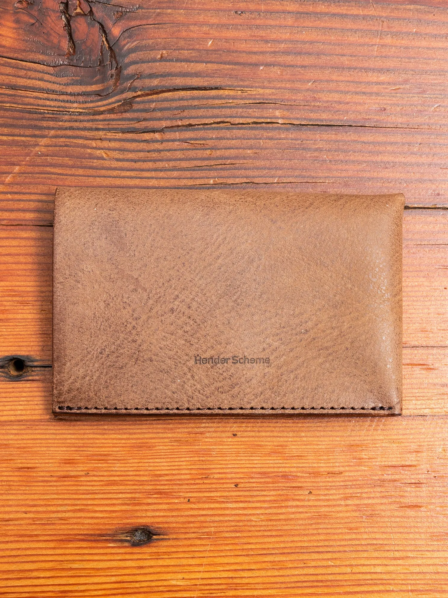 Compact Card Case in Choco