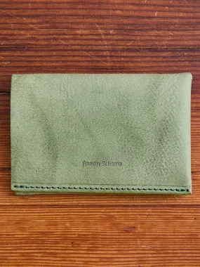 Compact Card Case in Green