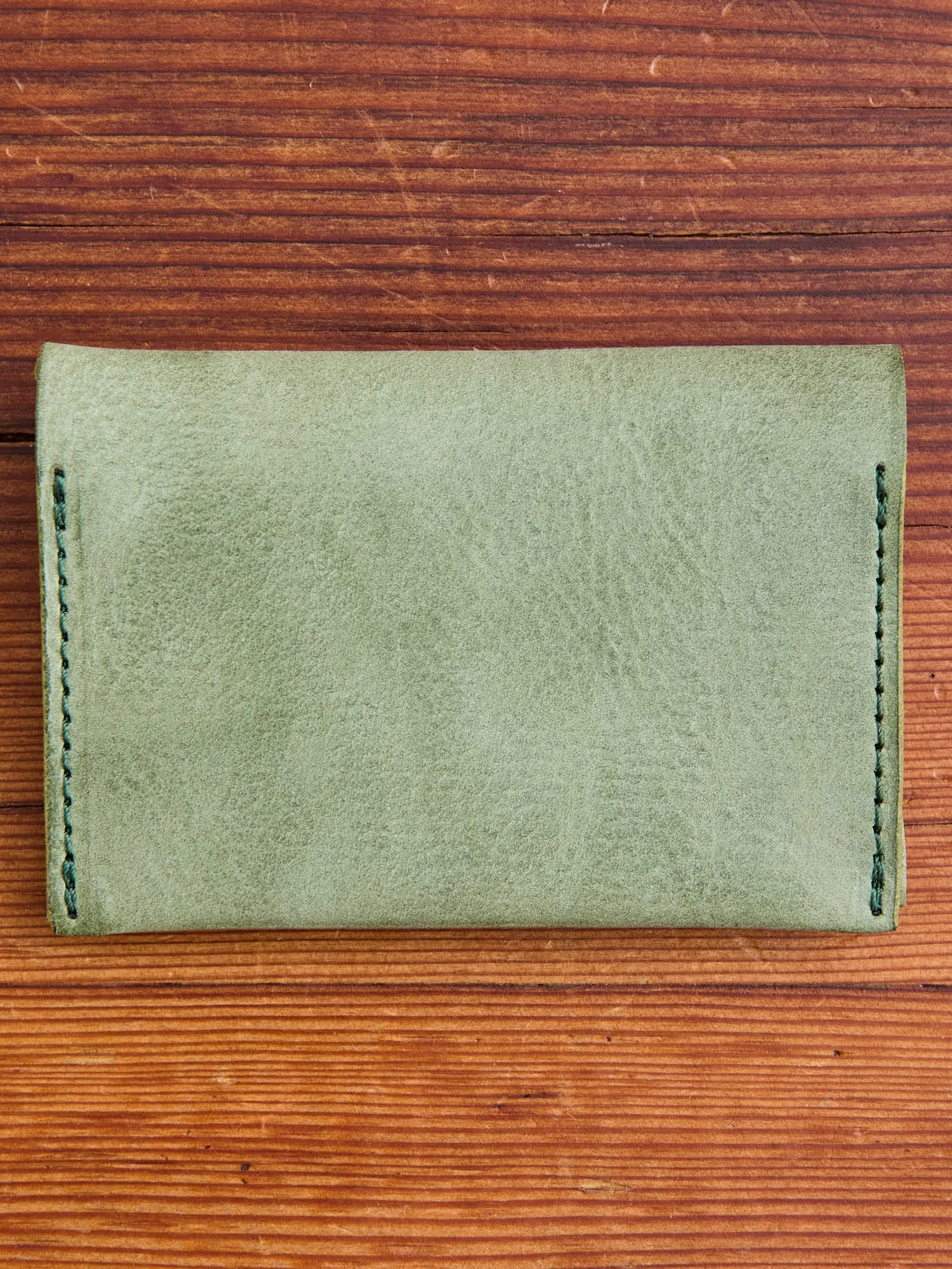 Compact Card Case in Green