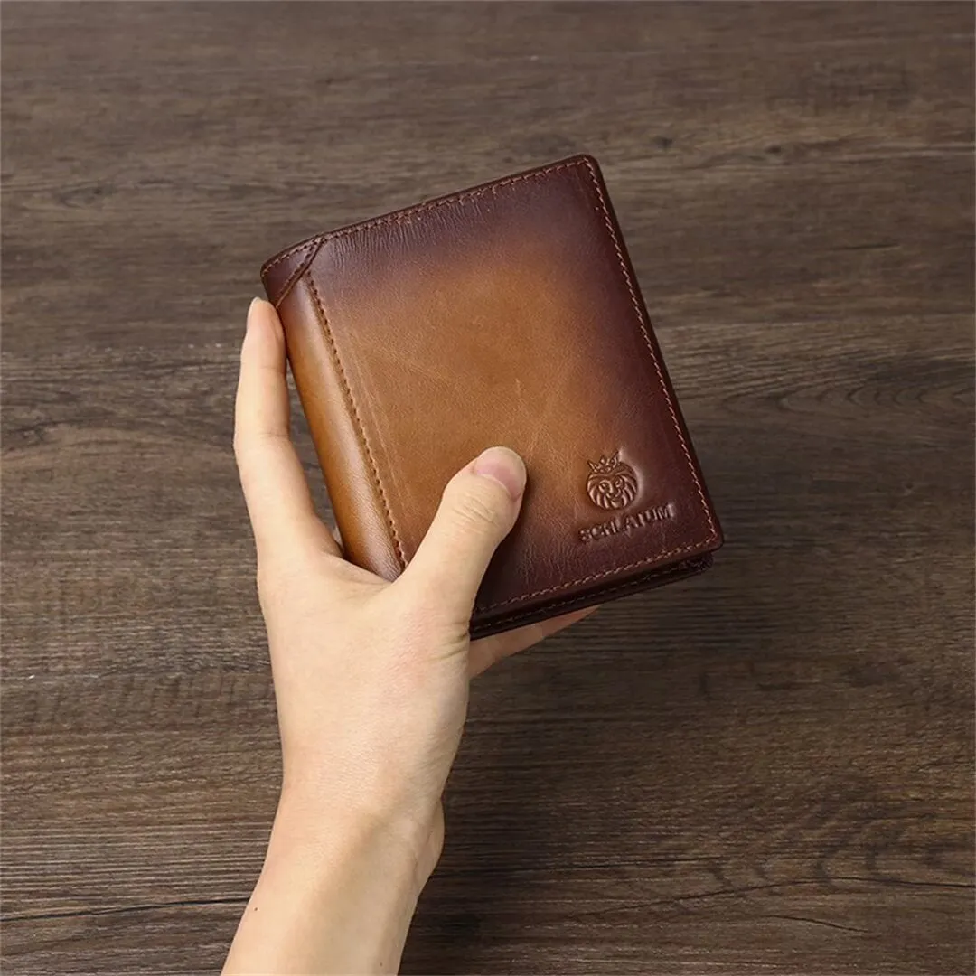 Compact Urban Cowhide Wallet