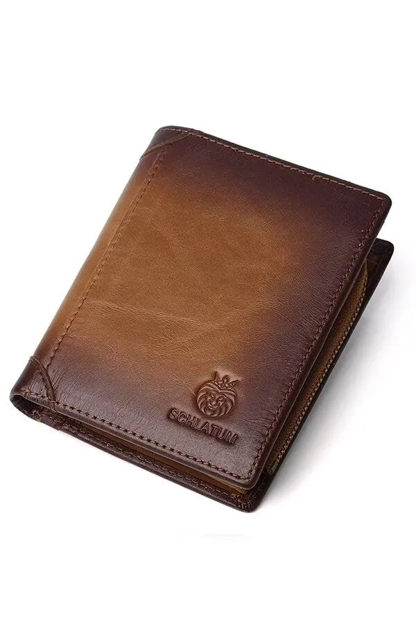 Compact Urban Cowhide Wallet