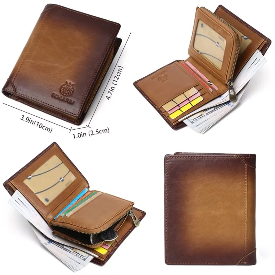 Compact Urban Cowhide Wallet