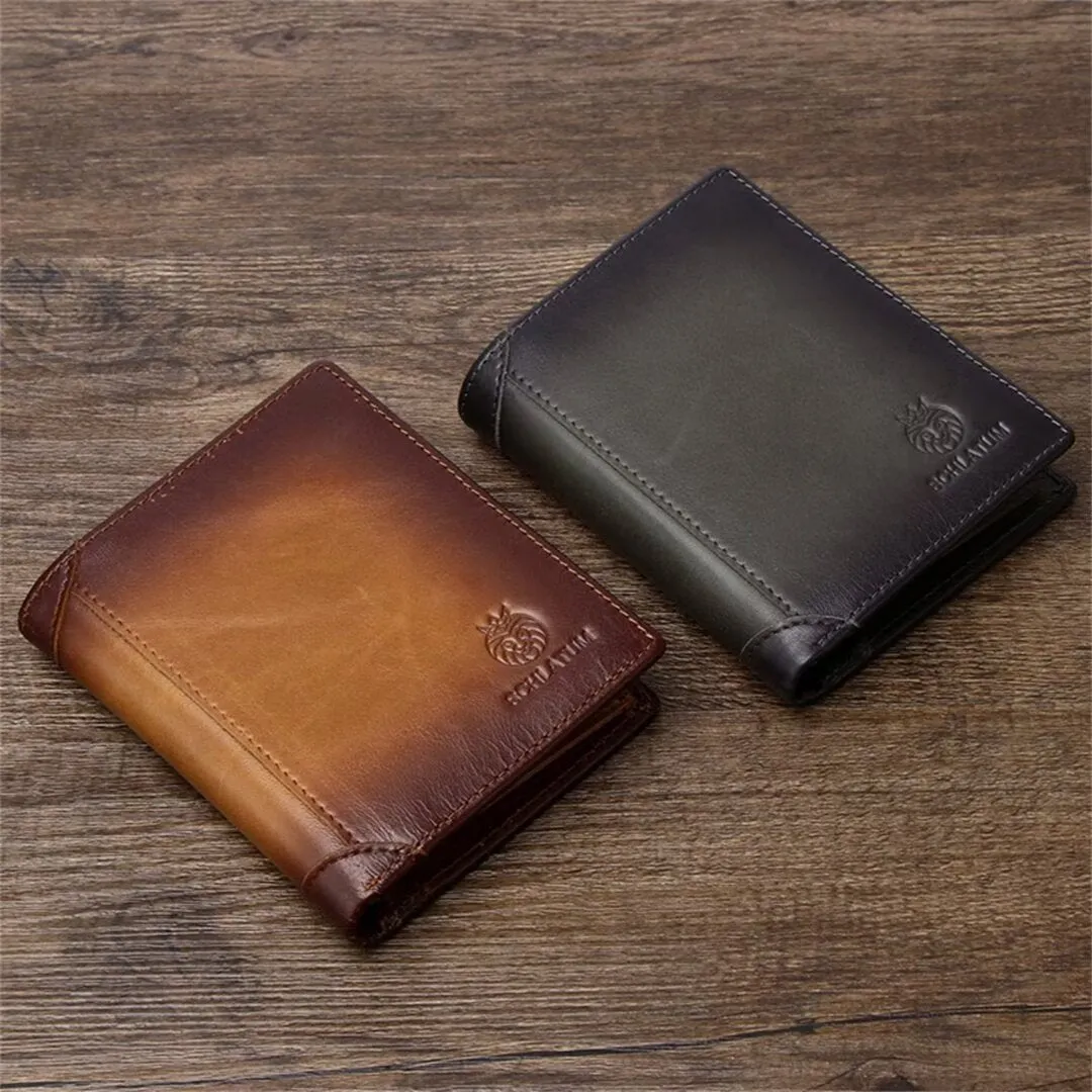 Compact Urban Cowhide Wallet