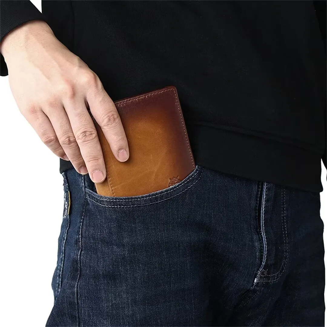 Compact Urban Cowhide Wallet