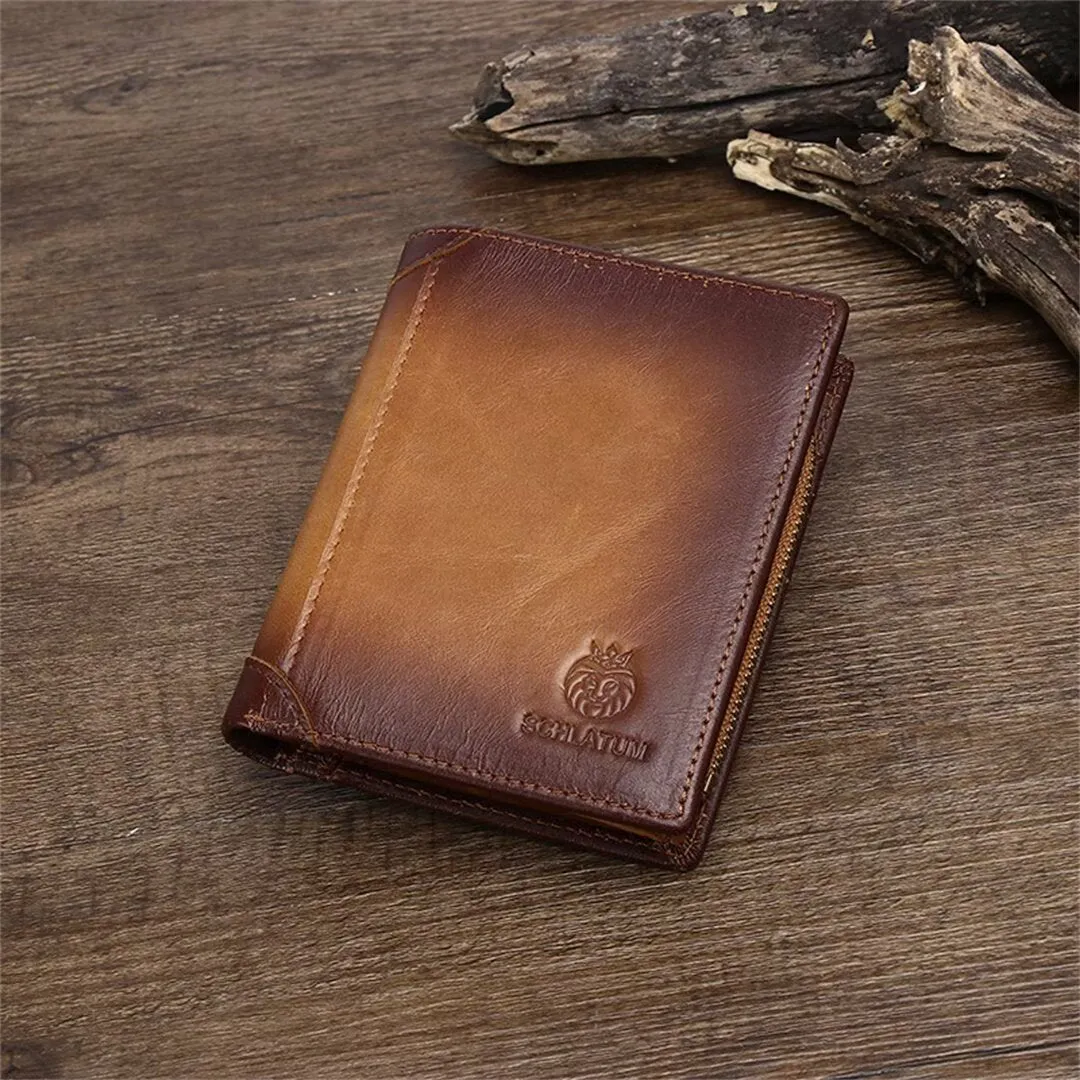 Compact Urban Cowhide Wallet