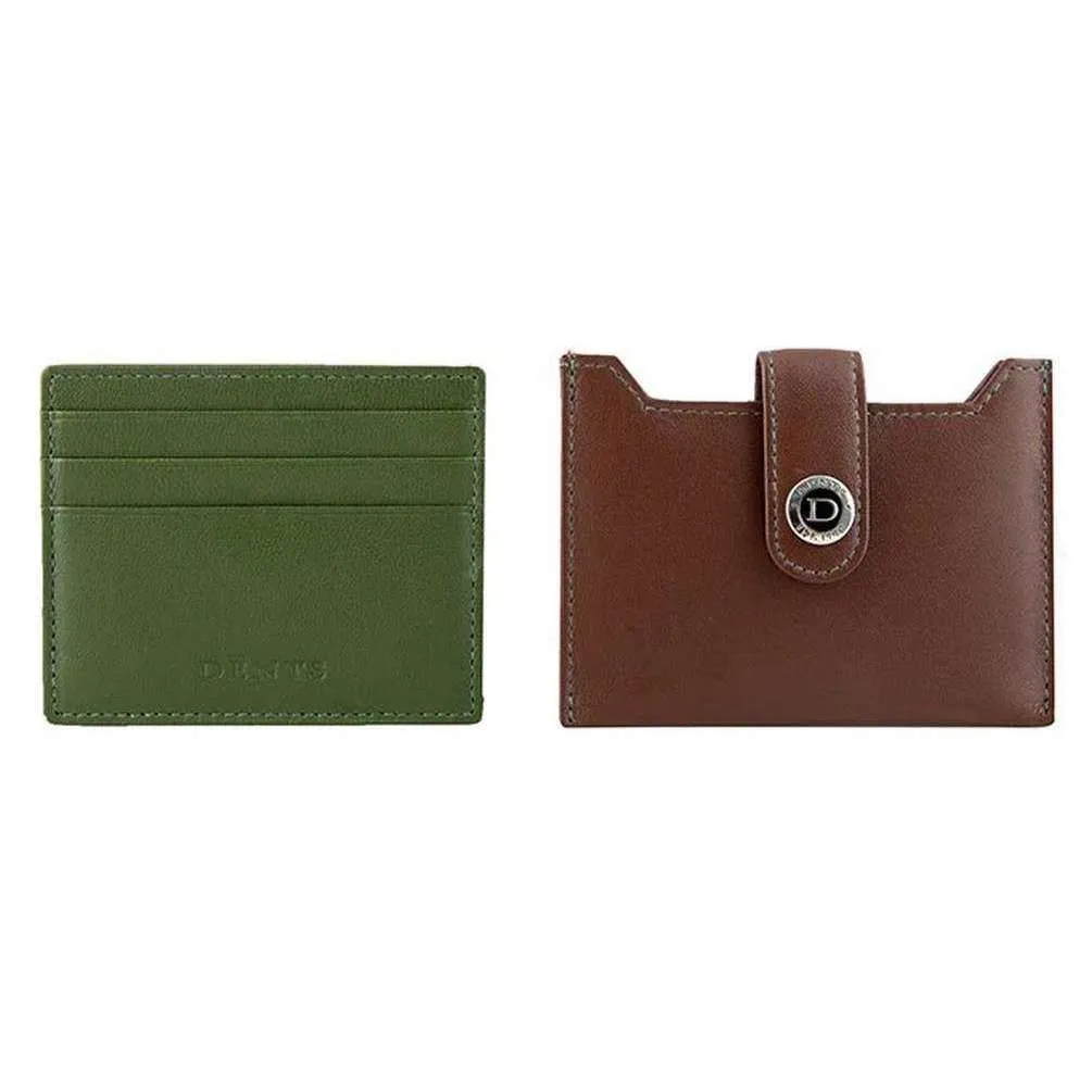 Dents Eden Security Card Holder - English Tan/Olive