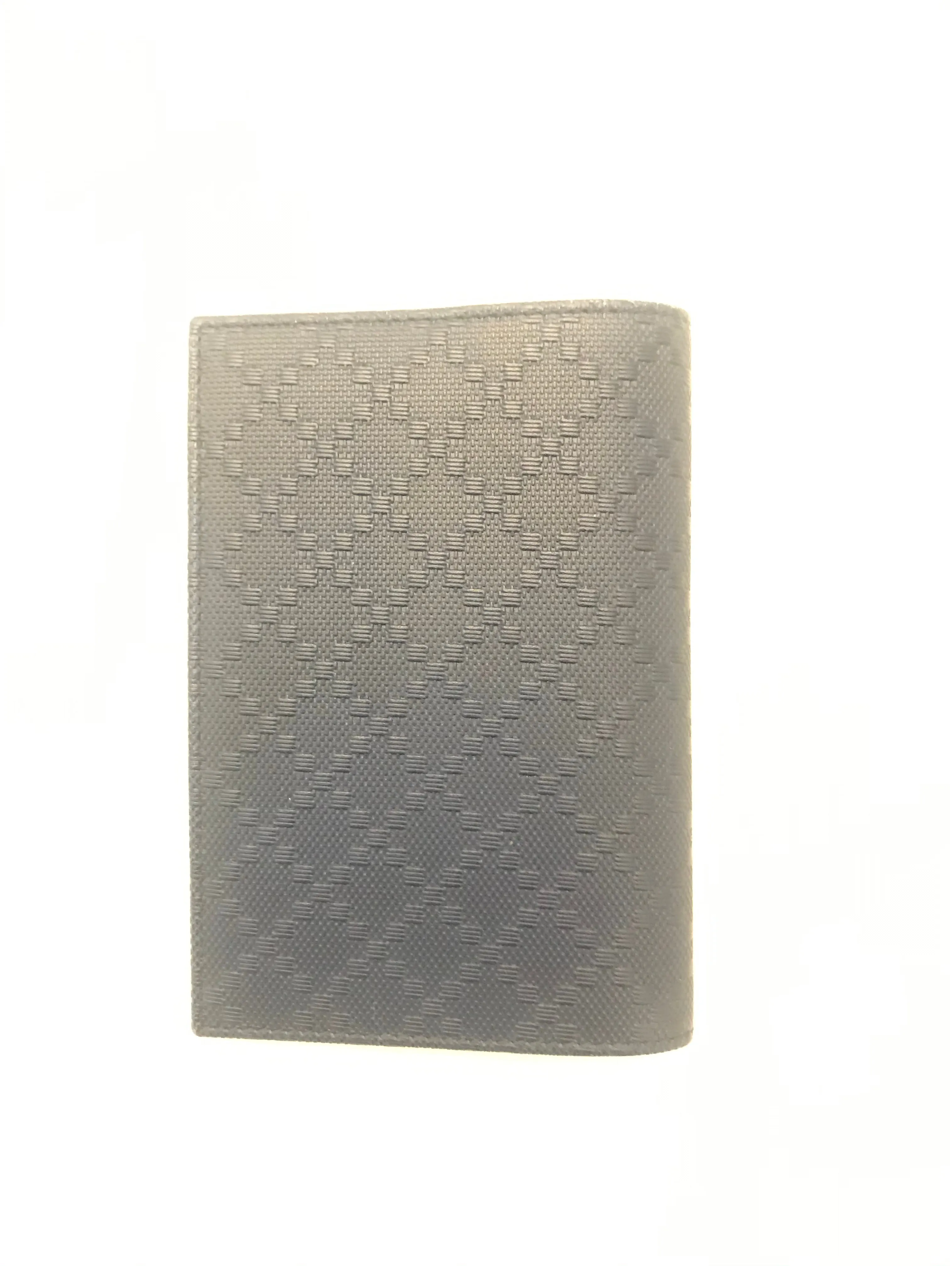 Diamante Embossed Leather Passport Holder