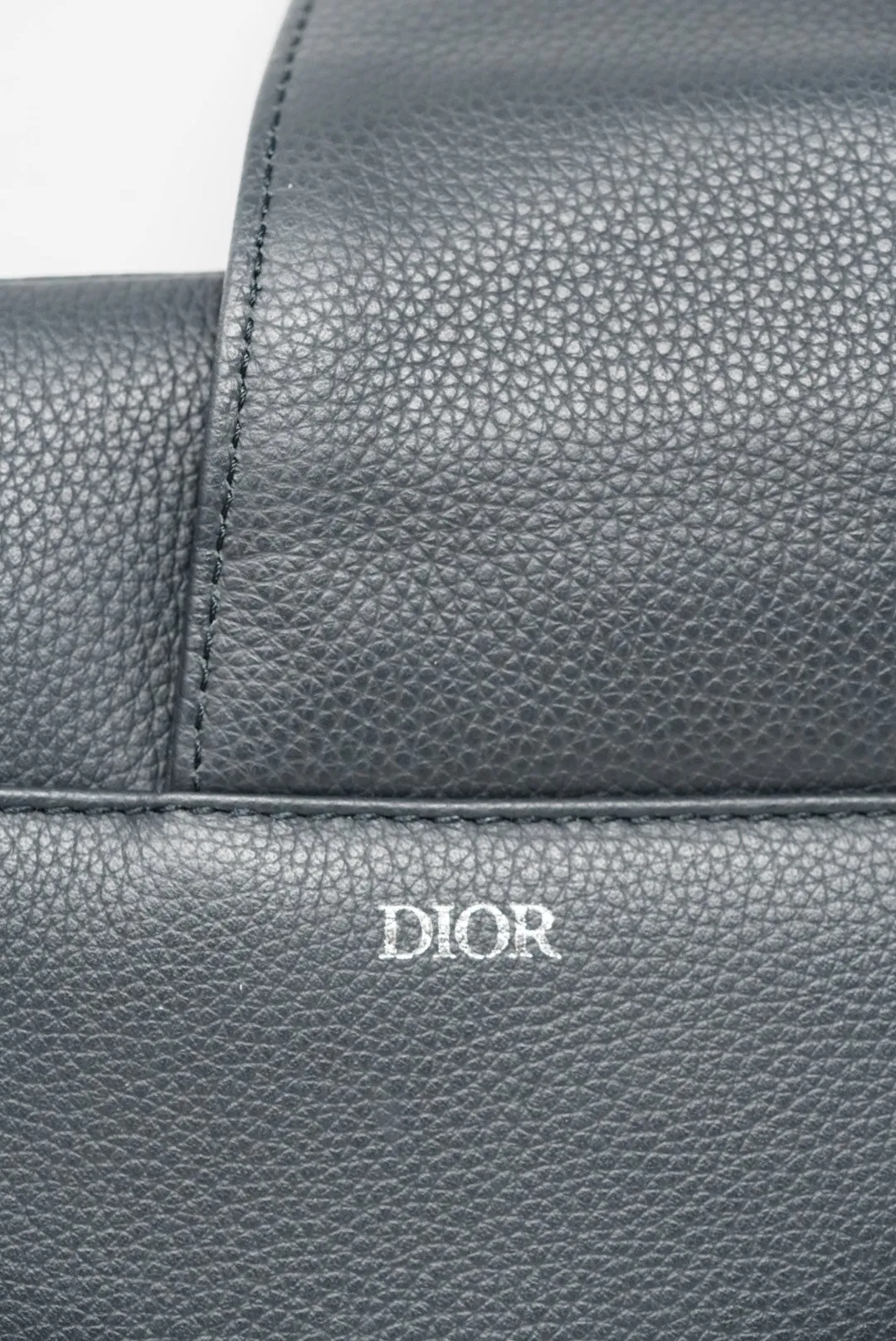 Dior Blue Leather Men Saddle Bag 2019