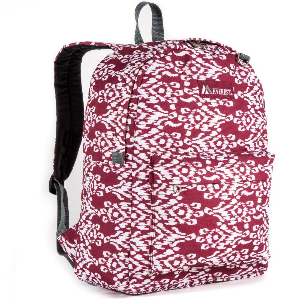 Everest Backpack Book Bag - Back to School Classic in Fun Prints & Patterns