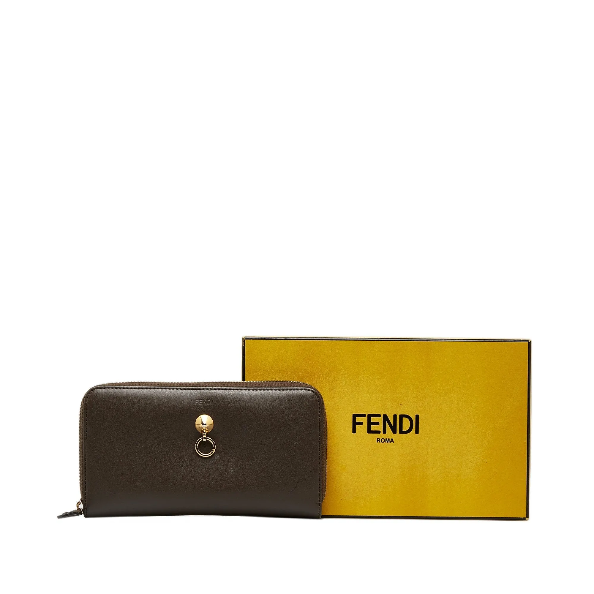 FENDI By The Way Leather Long Wallet Long Wallets