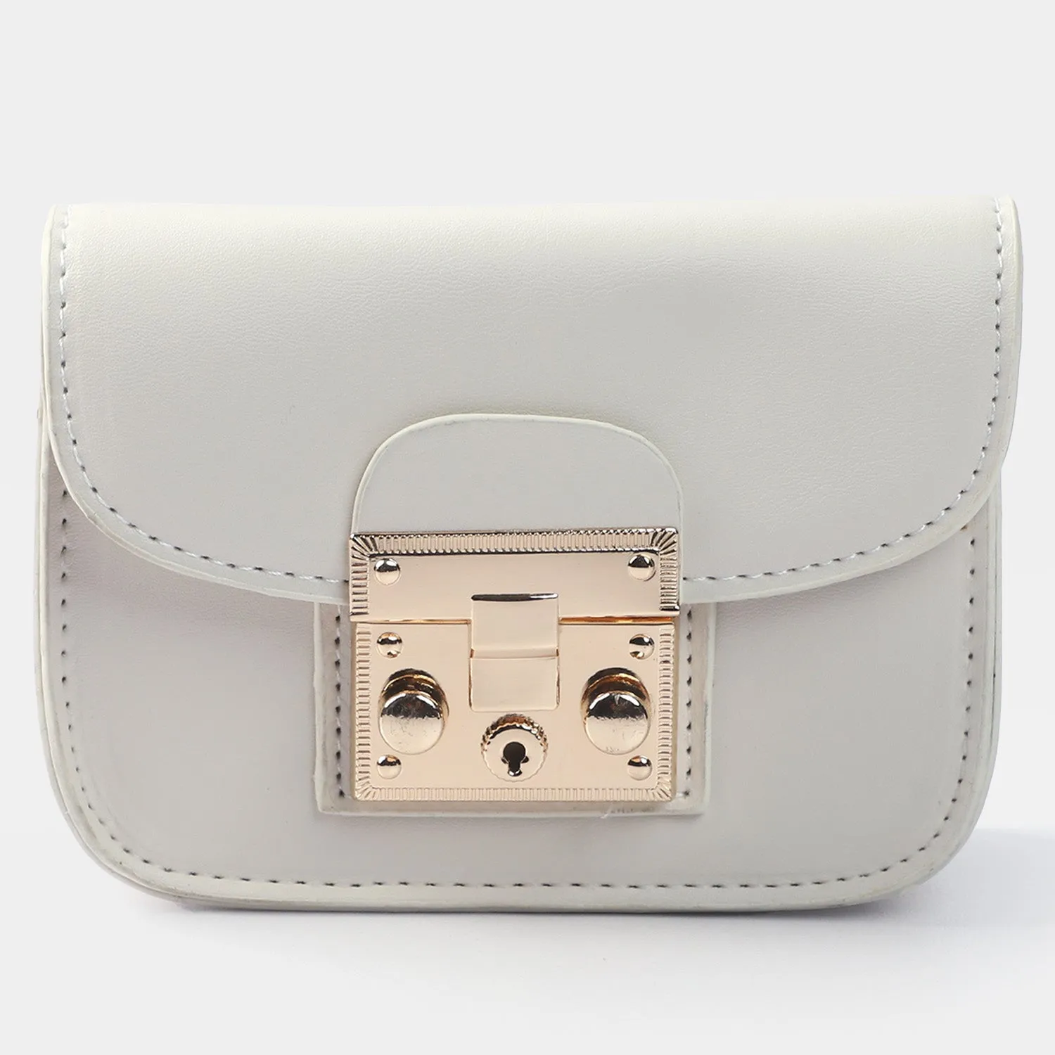 Girls Fancy Hand Bag | Off White