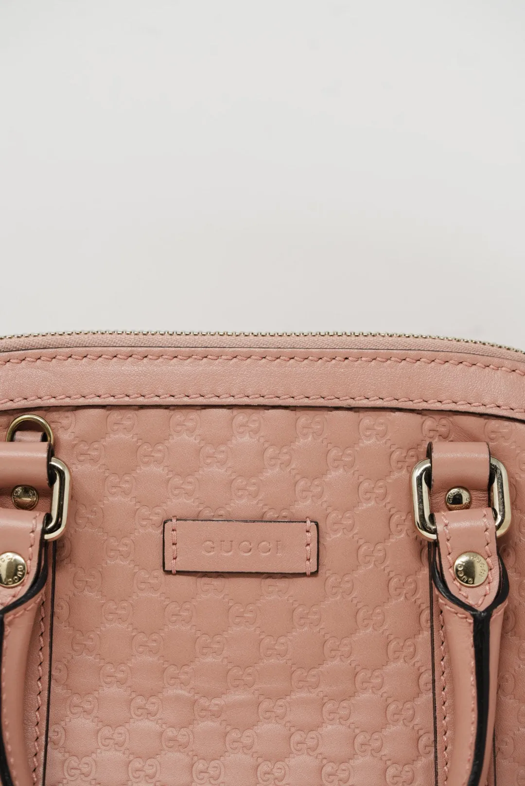 Gucci Dome Leather Bag Pink