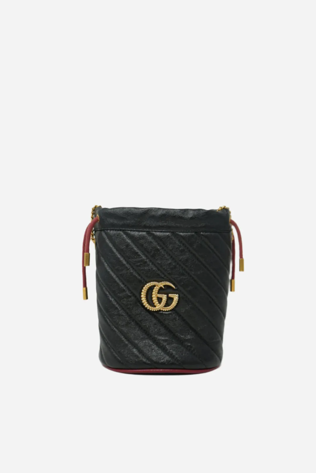 Gucci GG Marmont Chain Bucket Bag