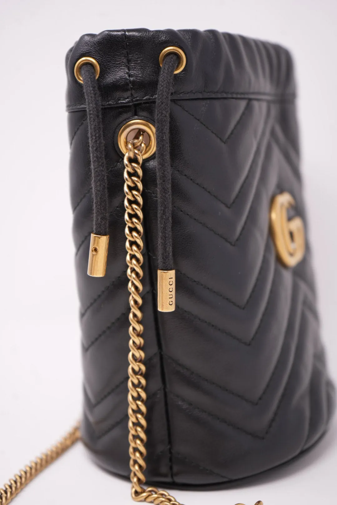 Gucci Marmont Bucket Bag Calfskin