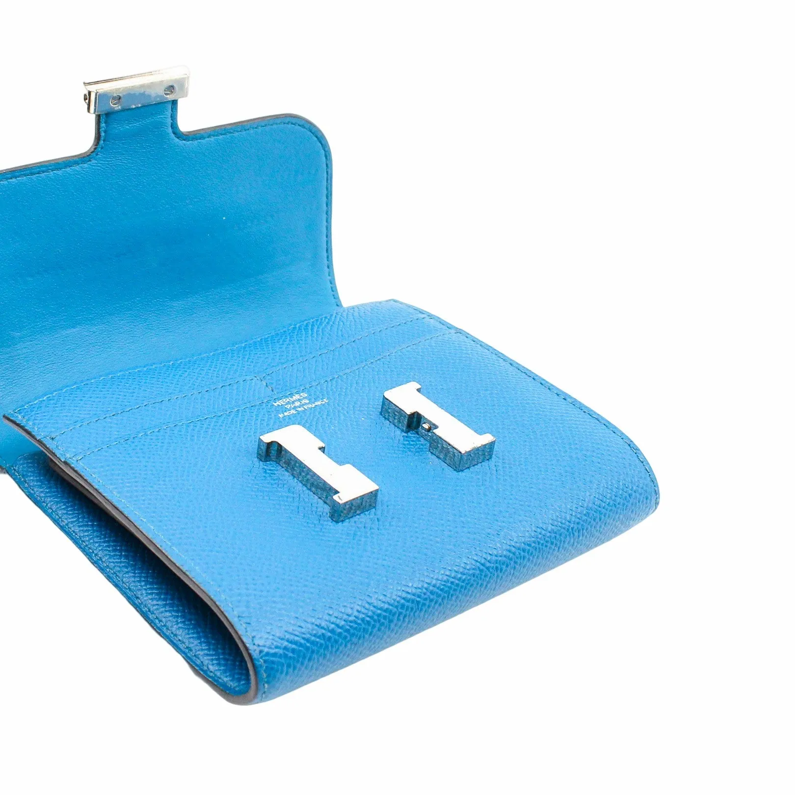 hermes constance compact wallet blue phw